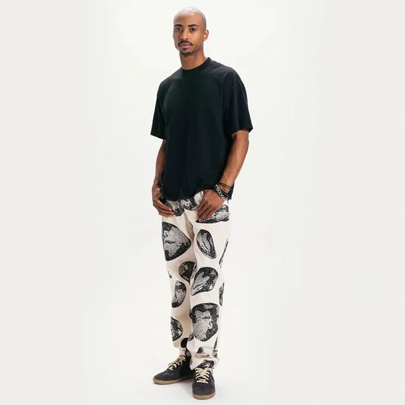 Mens Market Bitmap Carpenter Pants - Picture 3 of 13